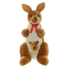 My Australia Super Soft Huggable Plush 40cm | Boomer Kangaroo & Joey