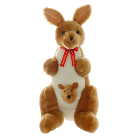 My Australia Super Soft Huggable Plush 40cm | Boomer Kangaroo & Joey