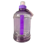 Sports Purple Plastic Drink Flask Bottle with Name | 2 Litre Capacity