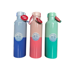 IS Gift Duotone Stainless Steel Hot Cold Drink Flask Bottle | 550ml