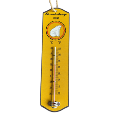 Rustic Look Bundy Bundaberg Rum Hanging Tin Thermometer | 27 x 7 cm