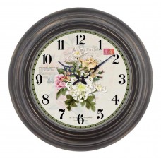 French Antique Style Carte Postale Ornate Country Wall Clock | 43cm