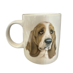 Classic Double Side Print Dog Theme Coffee Ceramic Mug | Hound Dog