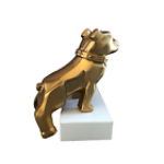 Genuine Mack Brand Gold Full Size Bulldog Mascot Statue | 11cm x 9cm