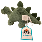 Jellycat Fossilly Stegosaurus Small Green 19x6x8cm