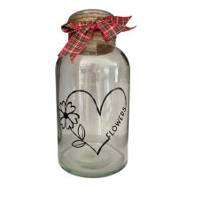 Rogue Clear Specimen Style 20cm Clear Glass Vase | Country Flower