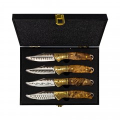 Homeys Tools for Life Schiffmacher Steak Knives | 4 Piece Box Set