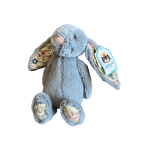 Jellycat Blossom Bashful Dusky Blue Small Bunny | 8 x 9 x 18cm