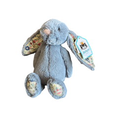 Jellycat Blossom Bashful Dusky Blue Small Bunny | 8 x 9 x 18cm