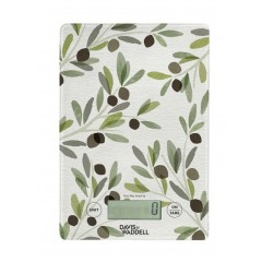 Davis & Waddell Aphrodite Electronic Kitchen Scale | Watercolour Olive