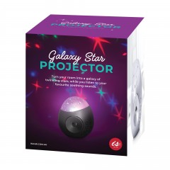 IS Gift Galaxy Star Projector Sound Machine  | Silver