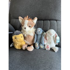 Jellycat Plush Pack of 4 