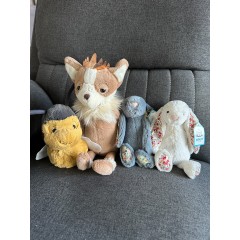 Jellycat Plush Pack of 4 