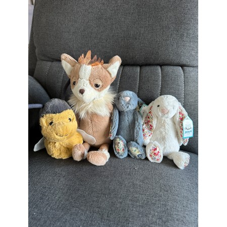 Jellycat Plush Pack of 4 