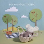 Jellycat Rock-a-Bye Mouse Cream | Small 10 x 9 x 19 cm