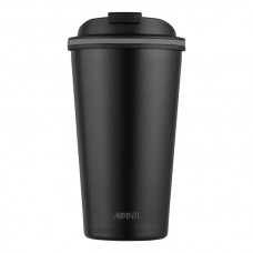 Avanti Stainless Steel Double Wall Go Cup - 410ml | Black