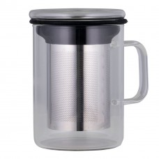 Avanti Tea Mug with Infuser - 420ml | Black