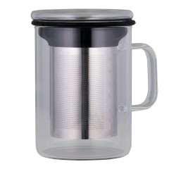 Avanti Tea Mug with Infuser - 420ml | Black