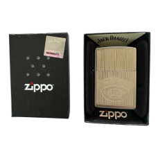 Zippo Jack Daniels Engraved Logo Street Chrome Lighter 
