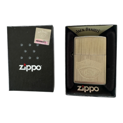 Zippo Jack Daniels Engraved Logo Street Chrome Lighter 
