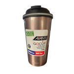 Avanti Stainless Steel Double Wall Go Cup - 410ml | Rose Gold