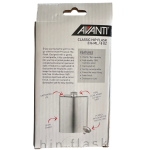Avanti Classic 8oz Hip Flask with Funnel Personalised | Stainless Silver