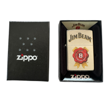 Zippo Jim Beam Colour Logo Street Chrome Lighter 