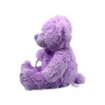 Gorgeous Plush Lilac Bella Bear with Silky Ribbon Soft Plush Toy 25cm