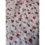 Arabella Robe | Pink Floral Dressing Gown Robe 100% Pure Cotton Voile