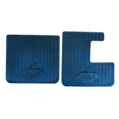 Genuine Mack Brand Black Rubber Vision Floor Mats | Pair