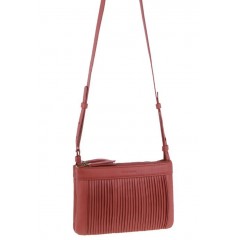 Pierre Cardin Genuine Leather Cross Body Pleated Bag | Style PC 3664