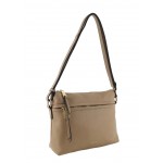 Milleni PU Vegan Leather Cross Body Zip Bag | Style PV3933