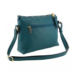 Milleni PU Vegan Leather Cross Body Zip Bag | Style PV3933