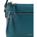 Milleni PU Vegan Leather Cross Body Zip Bag | Style PV3933