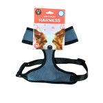 Dudley's World Dog Small Size 30 - 40cm Soft Mesh Harness | Grey Purple Teal