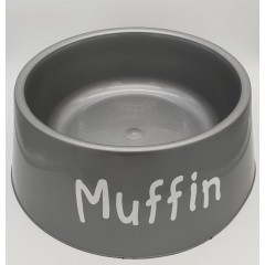 Quadrant Brand Giant Grey Plastic Dog Food Water Bowl | Pack of 5 Quadrant Brand Giant Grey Plastic Dog Food Water Bowl | Pack of 5