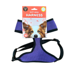 Dudley's World Dog Small Size 30 - 40cm Soft Mesh Harness | Grey Purple Teal