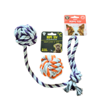 Dudley's World Dog Rope Knot Chew Play Toys | Pack of 2