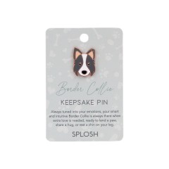 Splosh Collector Keepsake Pin | Border Collie