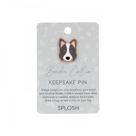 Splosh Collector Keepsake Pin | Border Collie