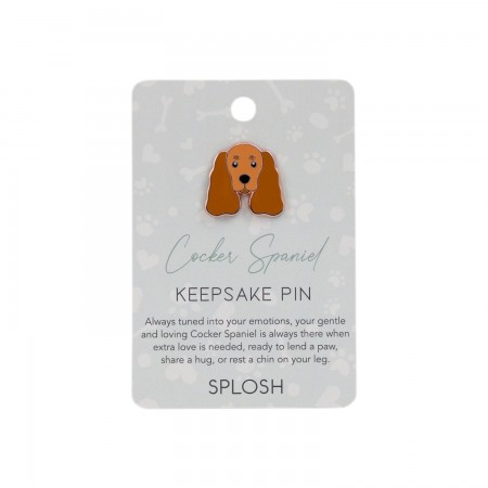 Splosh Collector Keepsake Pin | Cocker Spaniel
