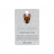 Splosh Collector Keepsake Pin | German Shepherd Splosh Collector Keepsake Pin | German Shepherd
