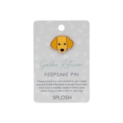 Splosh Collector Keepsake Pin | Golden Retriever