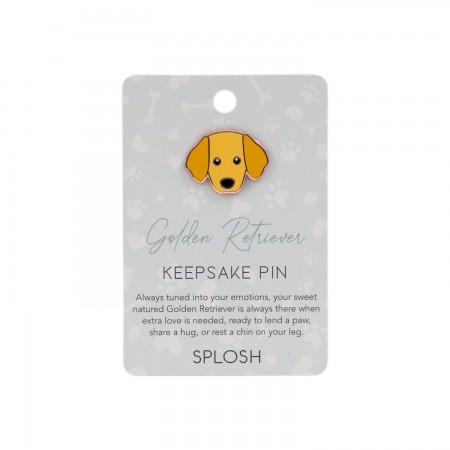 Splosh Collector Keepsake Pin | Golden Retriever