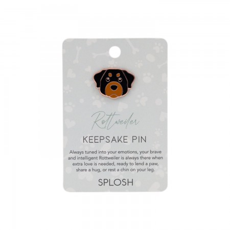 Splosh Collector Keepsake Pin | Rottweiler