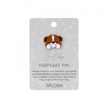 Splosh Collector Keepsake Pin | Bulldog