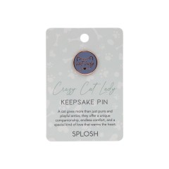 Splosh Collector Keepsake Pin | Crazy Cat Lady