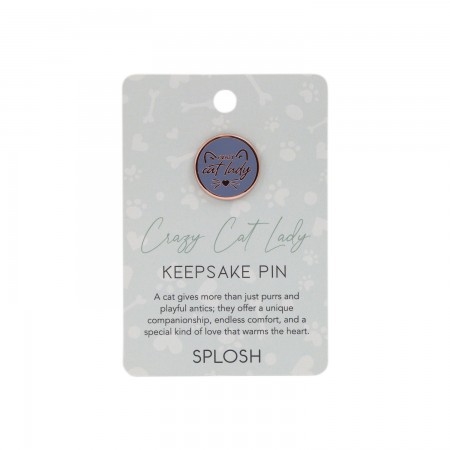 Splosh Collector Keepsake Pin | Crazy Cat Lady