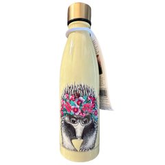 Tanya Kalantary Australian Art Stainless Steel Hot Cold 500ml Drink Flask Bottle | Echidna
