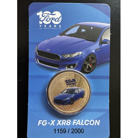 2025 Ford Celebrating 100 Years in Australia Coin in Card | FG-X XR8 Falcon